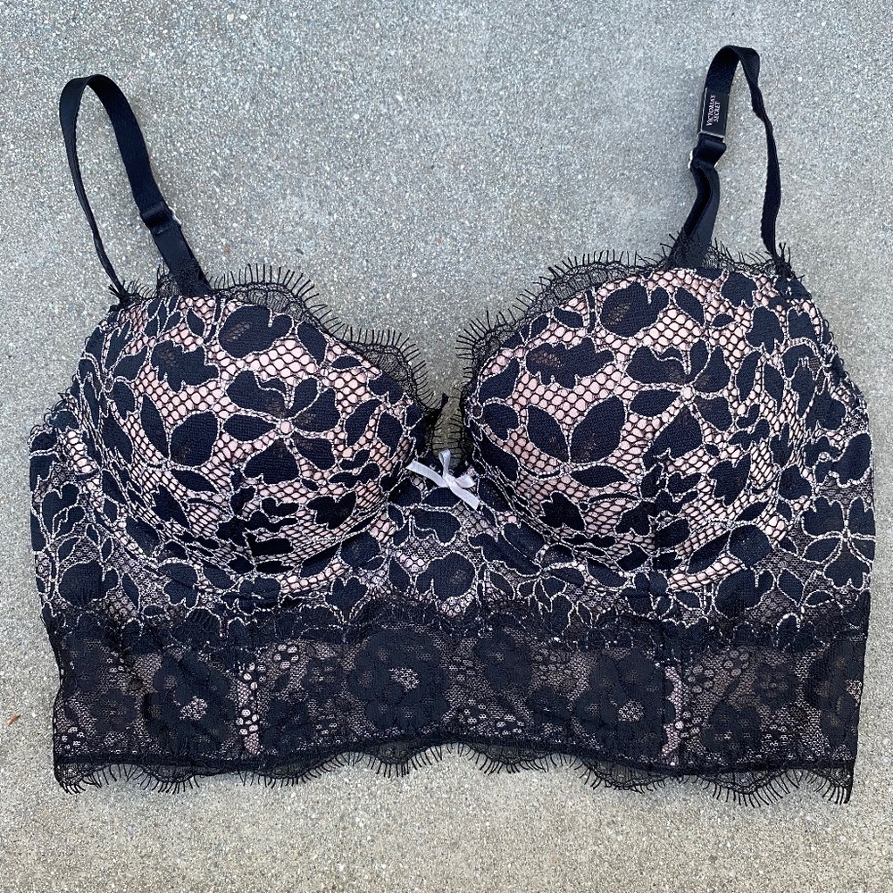 Victoria’s Secret lace mesh Bralette top 32C